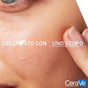 sviluppato con dermatologi, con ceramidi, con uno scopo e con amore