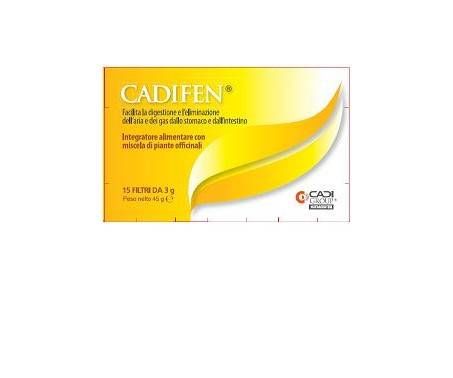 Cadifen Integratore Digestivo 15 Filtri
