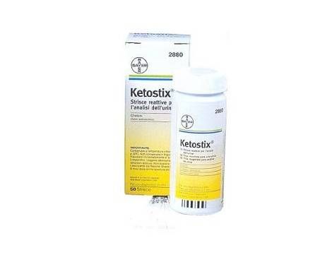 Ketostix Strisce Misurazione Chetonuria Urine 50 pezzi