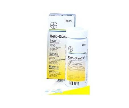 Bayer Keto-Diastix Test Glicosuria e Chetonuria 50 Strisce Reattive