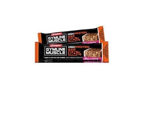 Enervit Gymline Muscle High Protein Bar 50% Barretta Proteica Arancio Cioccolato 60 g - SCADENZA MAGGIO 2024