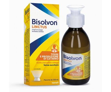 Bisolvon Linctus Sciroppo 4mg/5ml Tosse Grassa Mucolitico 250 ml
