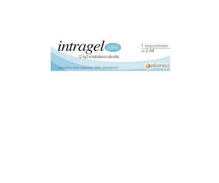 Intragel - Siringa intra-articolare a base di Acido Ialuronico 1,6% - 32 mg - 2 ml 