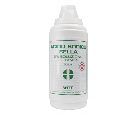 Acido Borico Sella 3% Soluzione Cutanea Flacone 500 ml