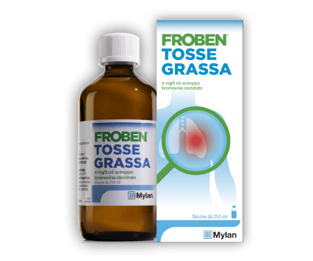 Froben Tosse Grassa Sciroppo 4 mg/5 ml Bromexina 250 ml 