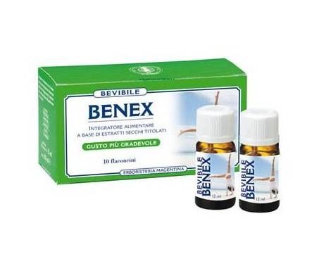 Natural Benex Bevibile 10 Flaconi 12ml