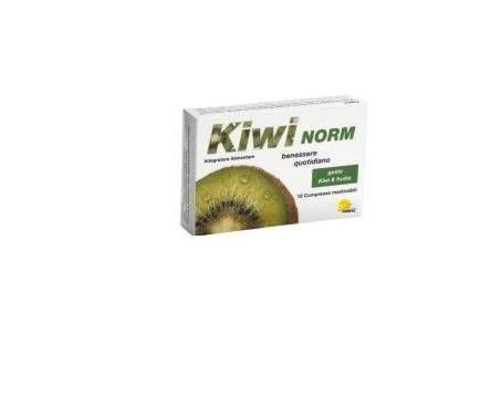Kiwinorm Integratore Gastrointestinale 12 Coompresse Masticabili
