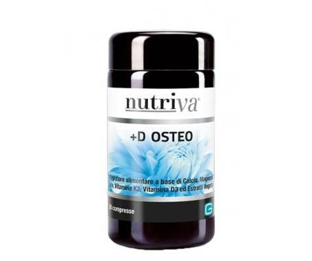 Nutriva D+ Osteo Integratore Vitamina D3 50 Compresse