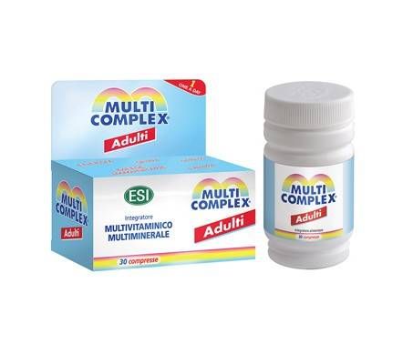 Multicomplex Adulti Esi - Integratore di vitamine e sali minerali - 30 compresse