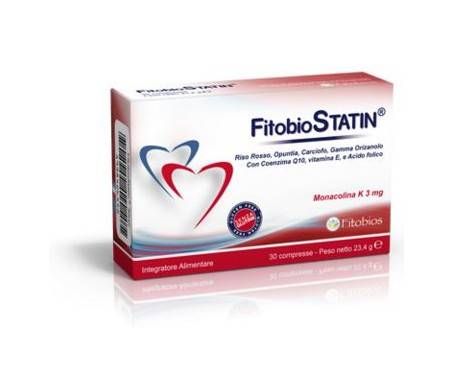 Fitobio Statin Integratore Antiossidante 30 Compresse