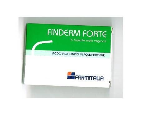 Finderm Forte 6 capsule molli vaginali con Acido Ialuronico