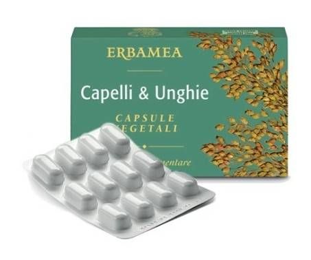 Erbamea Capelli & Unghie 24 capsule vegetali