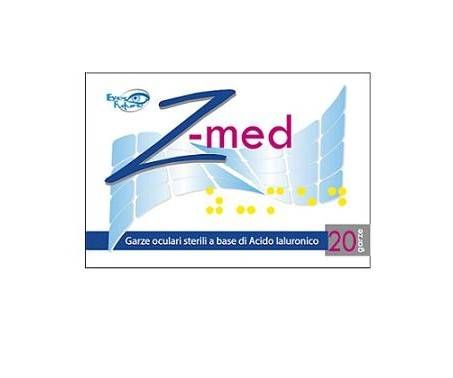 Z-Med Garza Oculare Medicata Con Acido Ialuronico Sterile 20 Pezzi