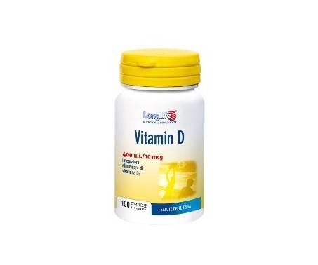 LongLife Vitamina D 400 U.I. Integratore Ossa 100 Compresse