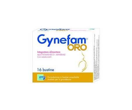 Gynefam Oro Integratore Vitamine Minerali Arancia 16 Bustine