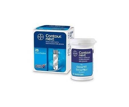 Contour Next - Strisce reattive per controllo glicemia - 25 pezzi