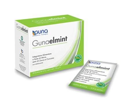 Gunaelmint - Integratore per l'equilibrio della flora intestinale - 30 bustine