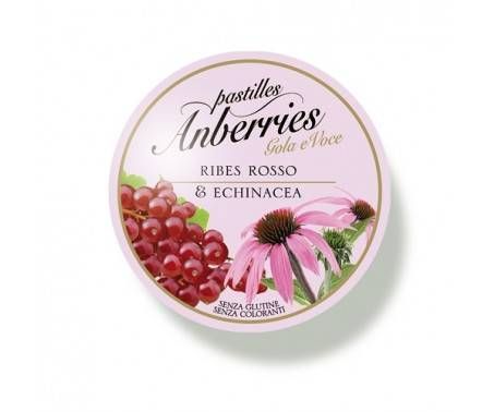 Anberries Gola e Voce Pastiglie Ribes Rosso & Echinacea 55 g