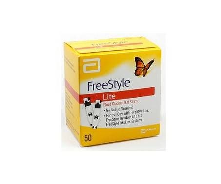 Freestyle Lite Strisce Reattive Glicemia 50 Pezzi SCADENZA MAGGIO 2024