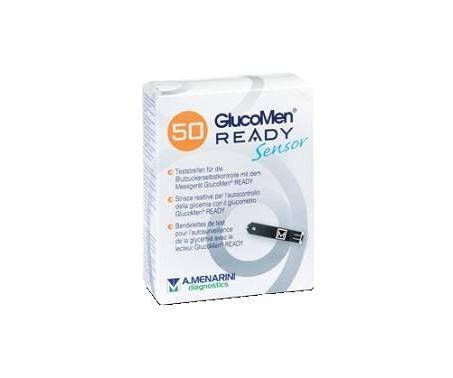 Glucomen Ready Sensor Strisce Misurazione Glicemia 50 Pezzi