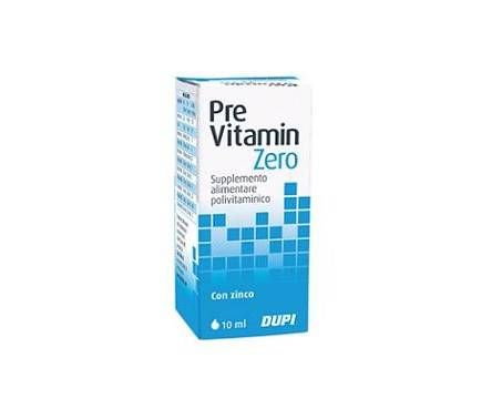 Previtamin Zero Integratore Vitamine e Zinco Per Neonati Gocce 10 ml