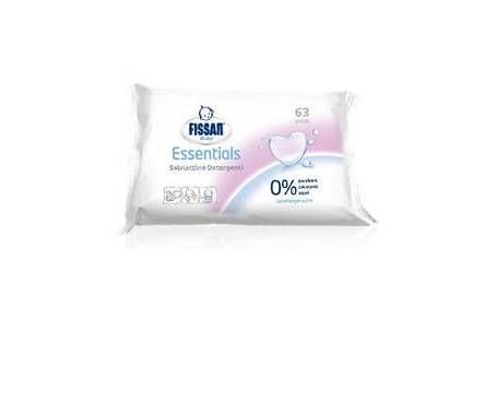 Fissan Baby Essentials Salviette Detergenti 63 Pezzi