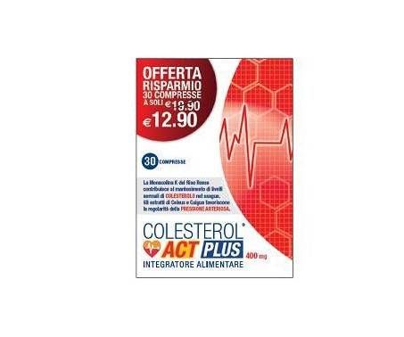 Colesterol Act Plus - Integratore per il Colesterolo - 30 compresse
