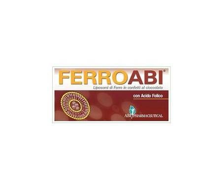 FerroABI Integratore Ferro e Vitamine 20 Confetti Masticabili