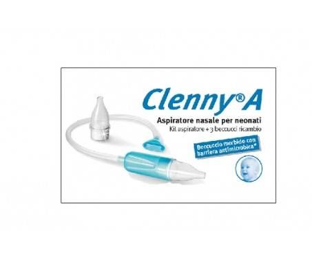 Clenny A Aspiratore Nasale Kit con 3 Beccucci Usa e Getta