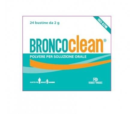 Broncoclean Polvere Benessere Vie Respiratorie 24 Bustine 2 g