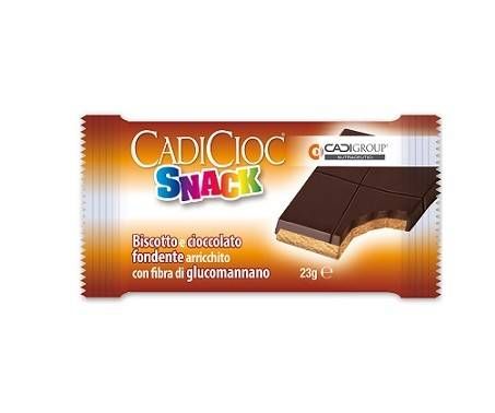 Cadicioc - snack fondente biscotto e cioccolato - 1 Barretta