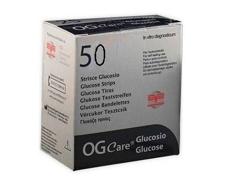OGcare Glicemia Strisce Misurazione Glicemia 50 Pezzi