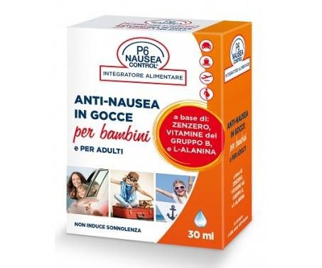 P6 Nausea Control Gocce Anti Nausea Adulti e Bambini 30 ml