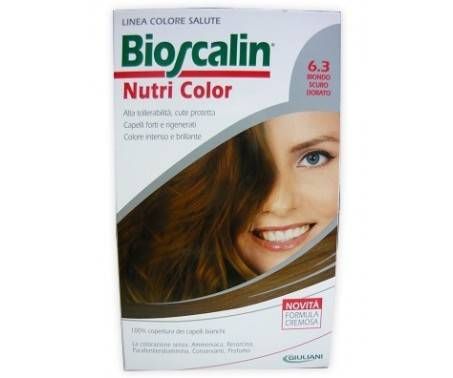 Bioscalin Nutri Color 6.3 Biondo Scuro Dorato Trattamento Colorante