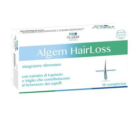 Algem Hairloss Integratore Per Cuoio Capelluto 30 Compresse