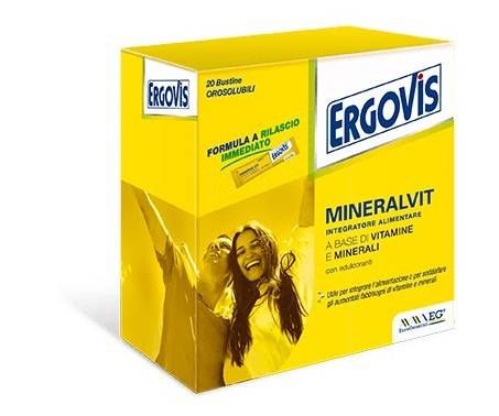 Ergovis Mineralvit - Vitamine e Minerali 20 Bustine Orosolubili