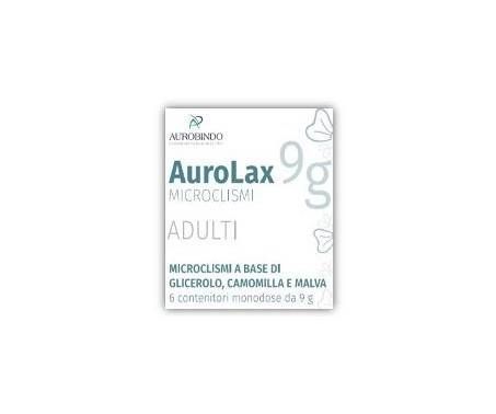Aurolax Microclismi adulti stitichezza occasionale 6 microclismi