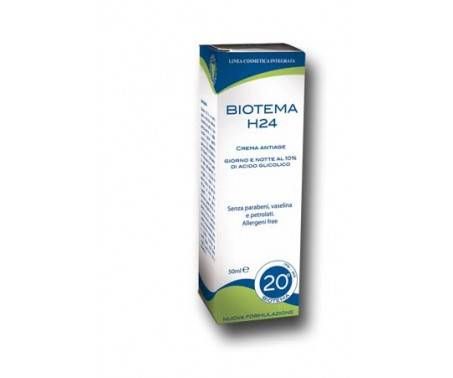 Biotema H24 Crema Antiage Giorno e Notte Viso 30 ml