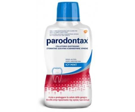Parodontax Collutorio Uso Quotidiano Icy Mint 500 ml