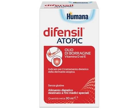 Humana Difensil Atopic trattamento dietetico per la dermatite atopica 30ml