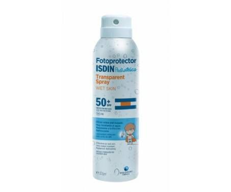 Fotoprotector Isdin Pediatrics Trasparent Spray Wet Skin SPF 50+ - Protezione solare per bambini - 250 ml