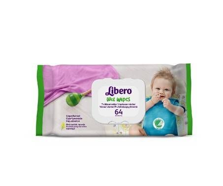 Libero Wet Wipes Salviette Detergenti 64 Pezzi