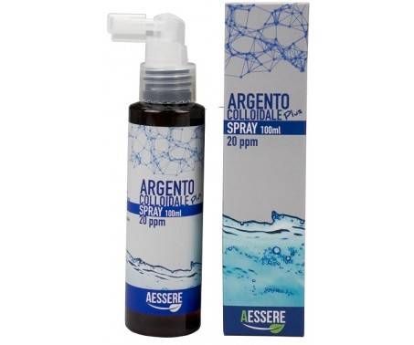 AESSERE Argento Colloidale Plus Spray 20 ppmm Antibiotico 100 ml