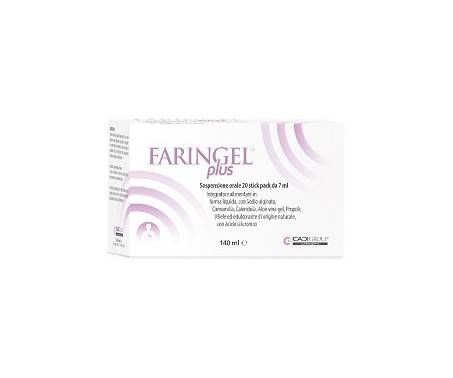 Faringel Plus - Integratore per il reflusso gastrico - 20 stick pack