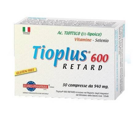 Tioplus 600 Retard Integratore Antiossidante Cellule 30 Compresse