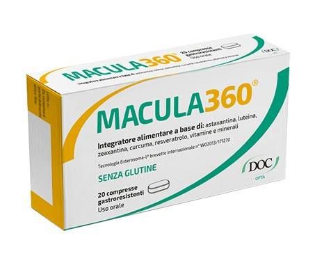Macula360 - Integratore per la vista - 20 compresse gastroresistenti