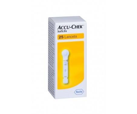 Accu-Chek Softclix - Lancette Pungidito - 25 Pezzi