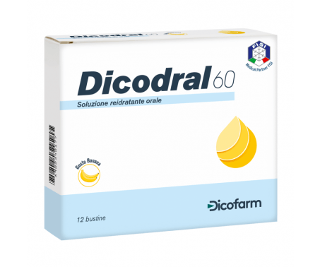 Dicodral 60 - Soluzione reidratante orale - 12 Bustine