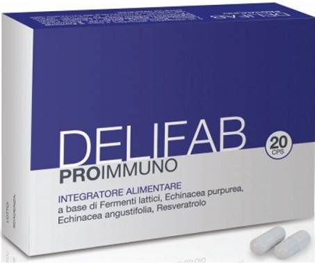 Delifab Pro Immuno Integratore Fermenti Lattici 20 Capsule