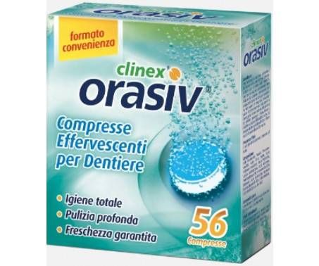 Orasiv Clinex Compresse Effervescenti Protesi Dentale 56 Pezzi